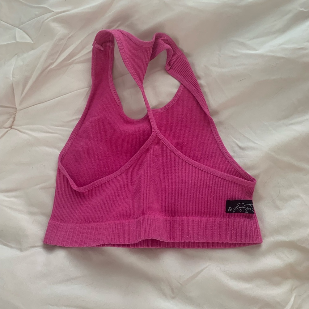 Women's Pink Racerback Sports Bra